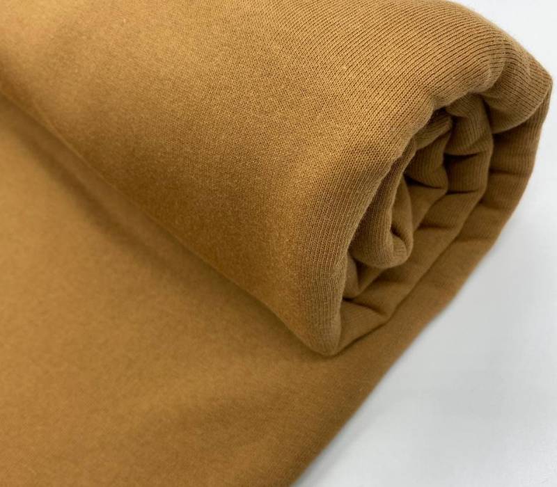 Трехнитка с начесом Карамельный